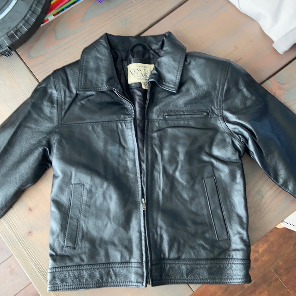 NY CLASSICS Black Coat/Jacket Kids - Size 4t